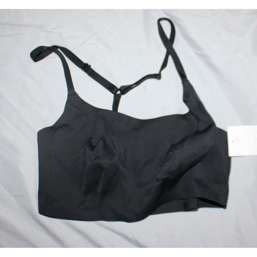 Auden Unlined racerback bralette black size S NEW with tags